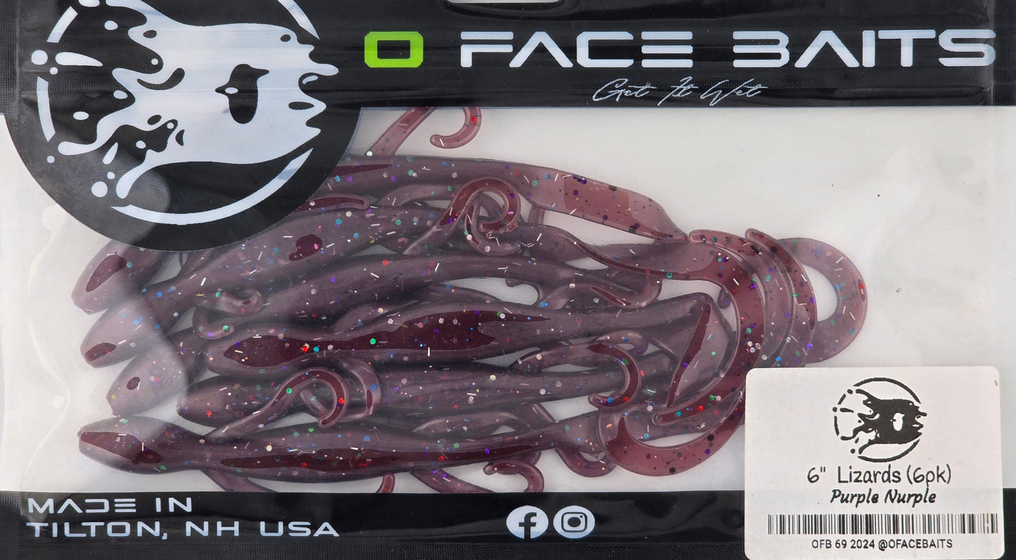 6" Lizards (6pk)