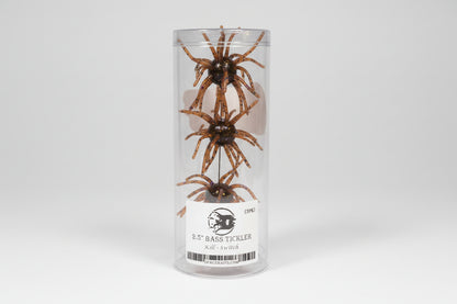 Bass tickler fishing lure in packaging with a label